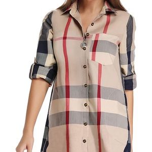 Plaid dress or tunic